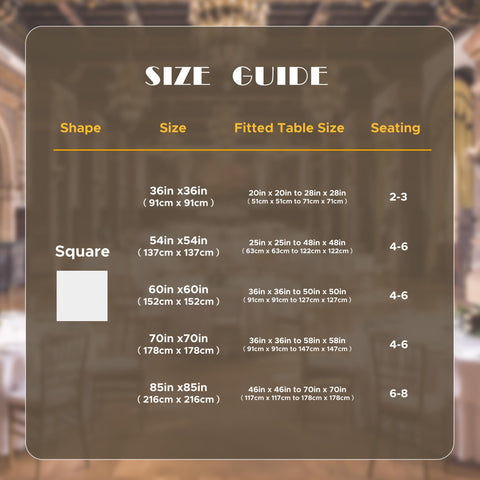 Sancua display table with two-pack tablecloths for versatile setup.