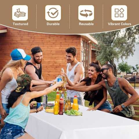 Sancua durable tablecloth suitable for weddings, banquets, and parties.