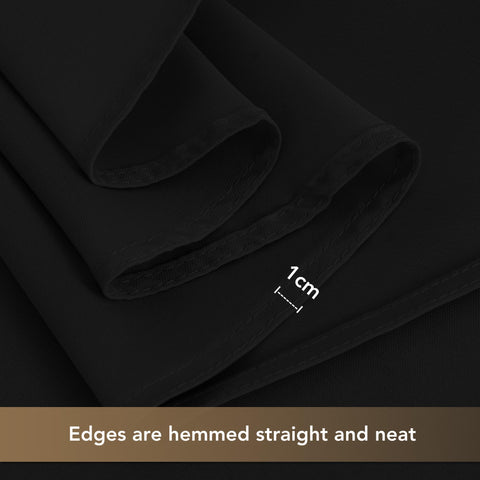 Sancua outdoor round tablecloth in black suitable for outdoor events