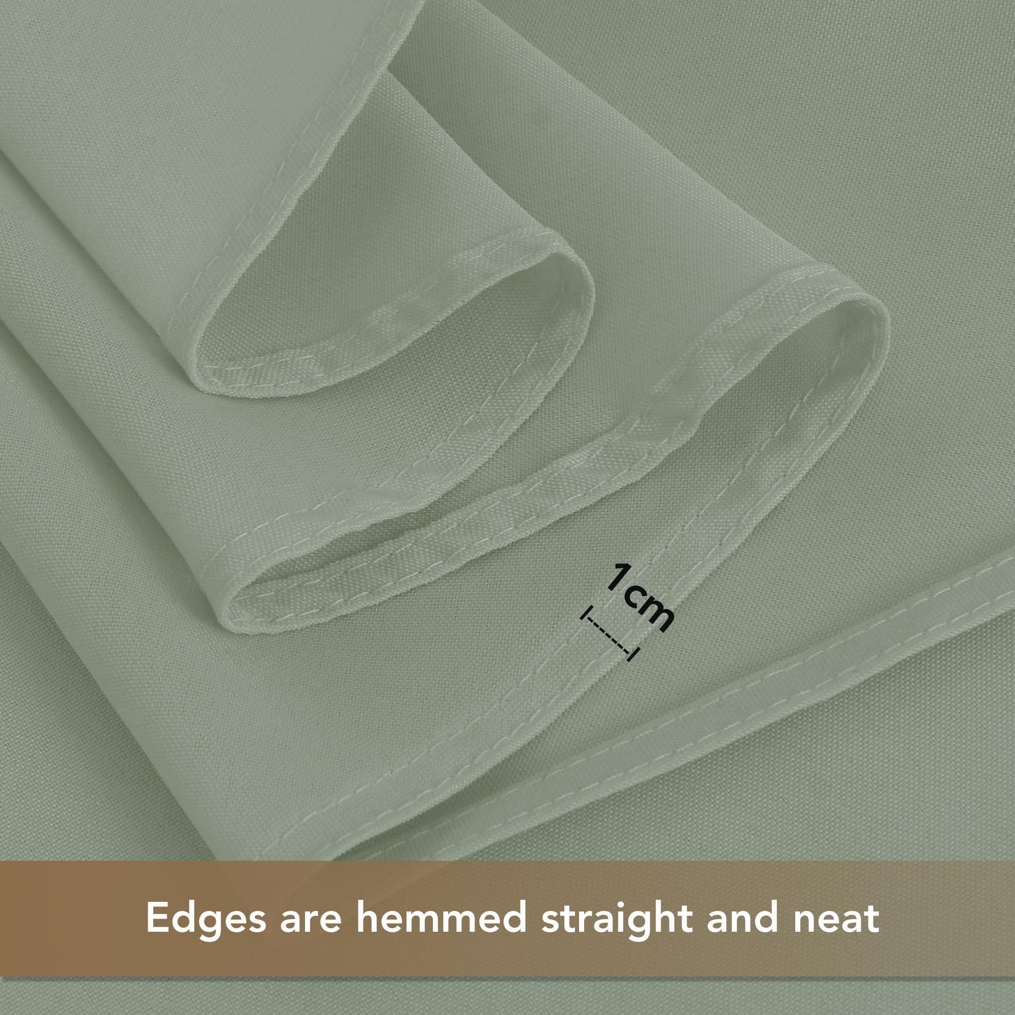 Close-up of Sancua polyester fabric shows soft touch and durable weave