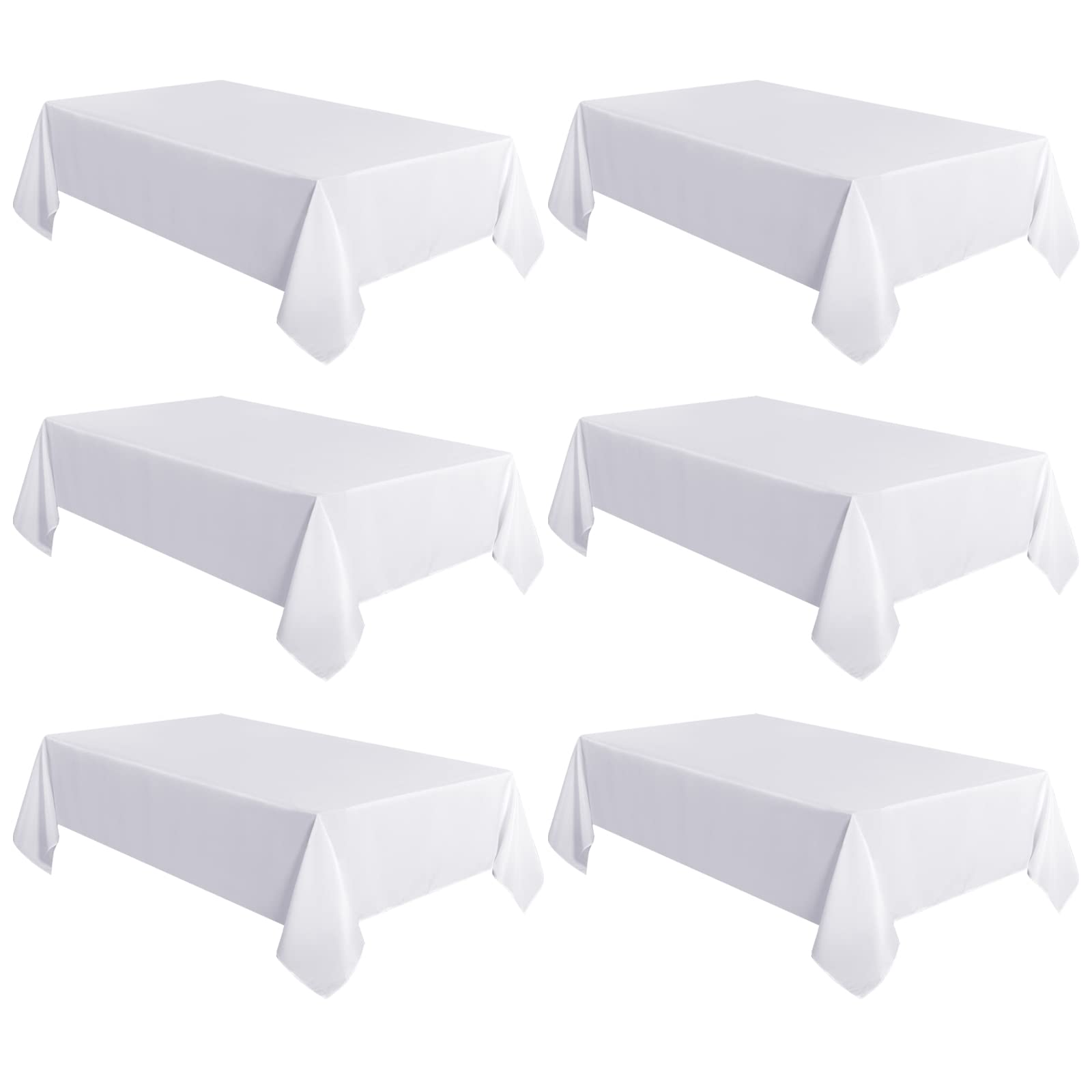 Sancua protective white tablecloth 60x102 ideal for camping and picnics.