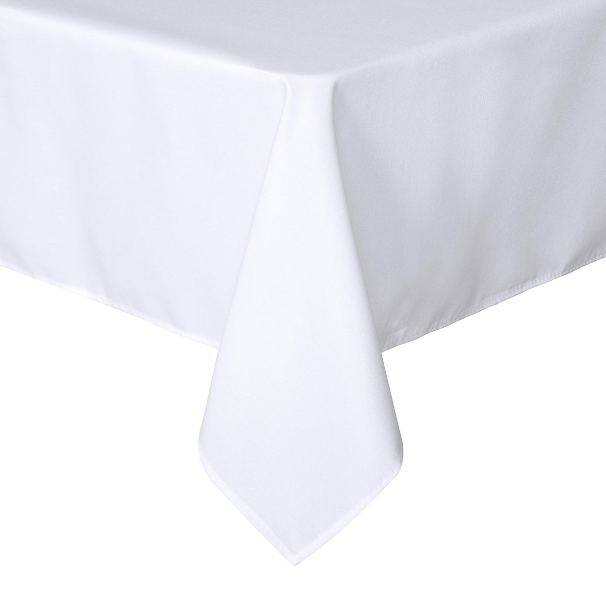 Sancua rectangle tablecloth 60x120 white protects surfaces with a clean dining look.