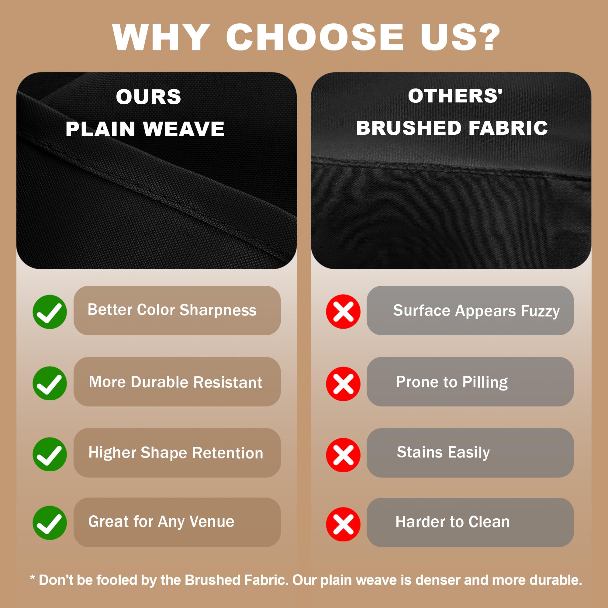 Sancua rectangle tablecloth showcased as machine washable for easy care.