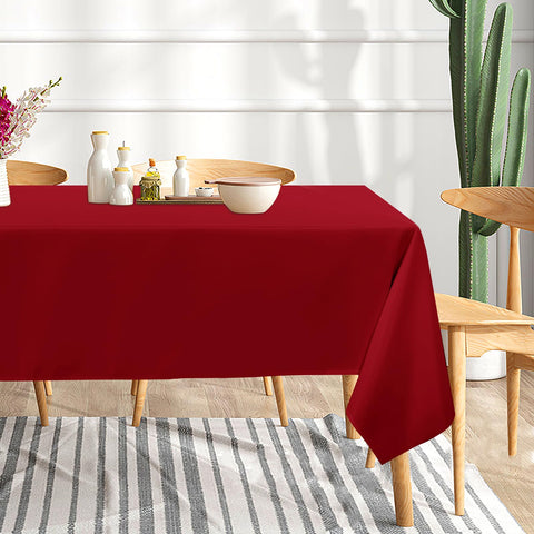 Sancua red tablecloth 60x102 for buffet setup and surface protection