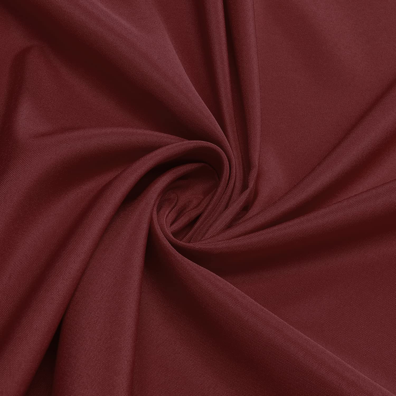Sancua 90-inch burgundy tablecloth machine washable surface protection during gatherings.