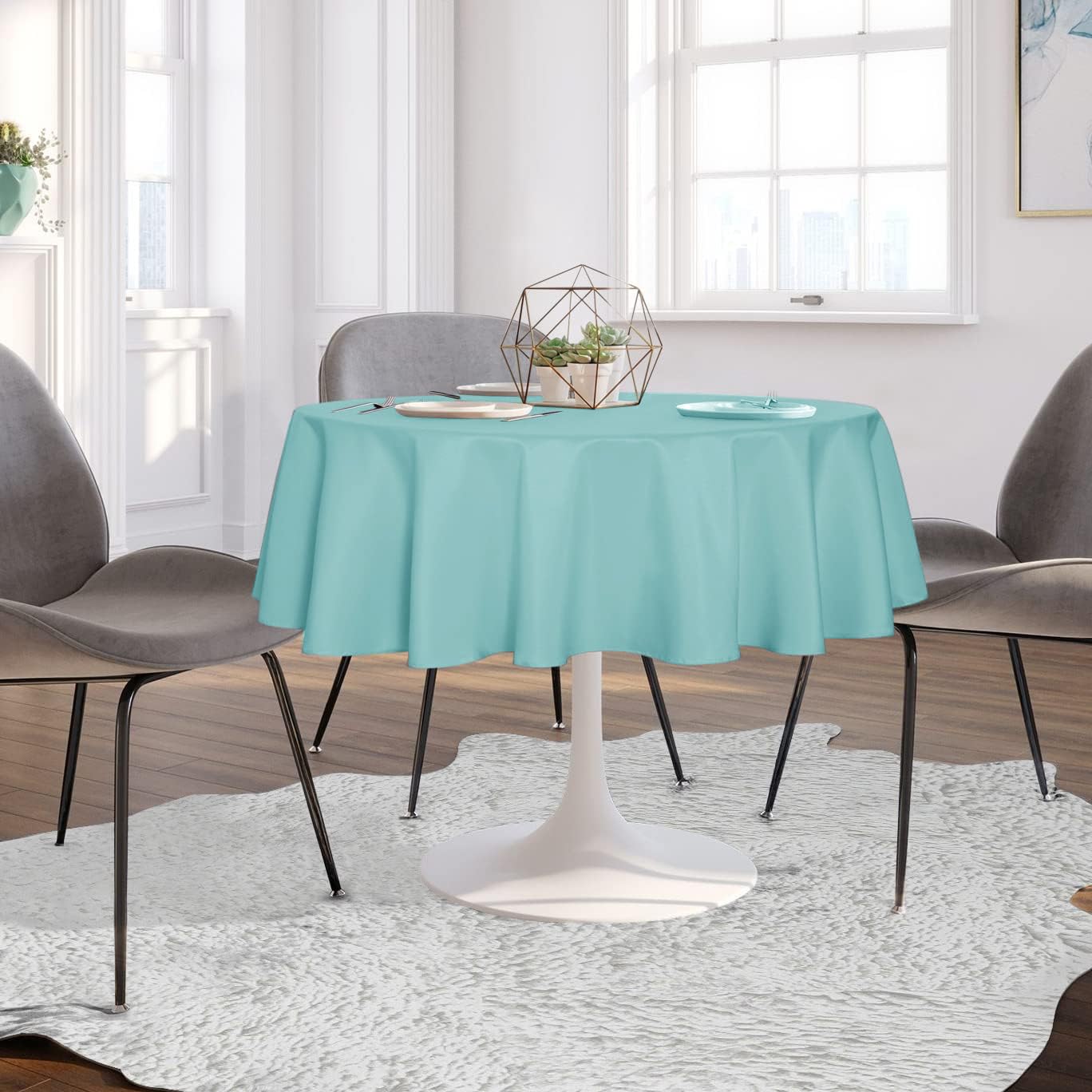 Sancua tablecloth used outdoors for camping or picnic setups