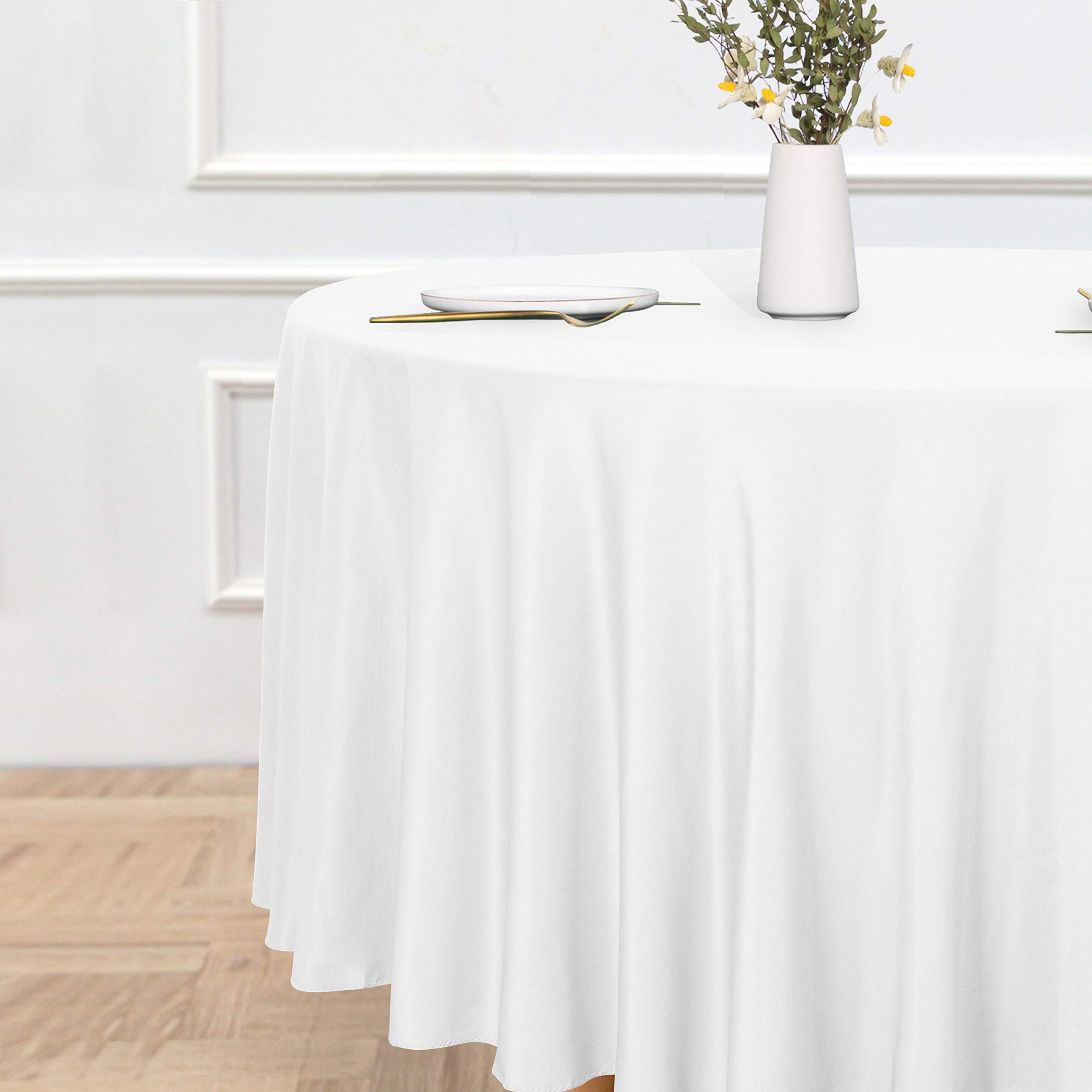 Sancua white fabric close-up highlighting durable polyester and fade resistance.