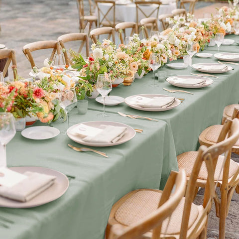 Sancua stain-resistant polyester close-up protects surfaces during meals