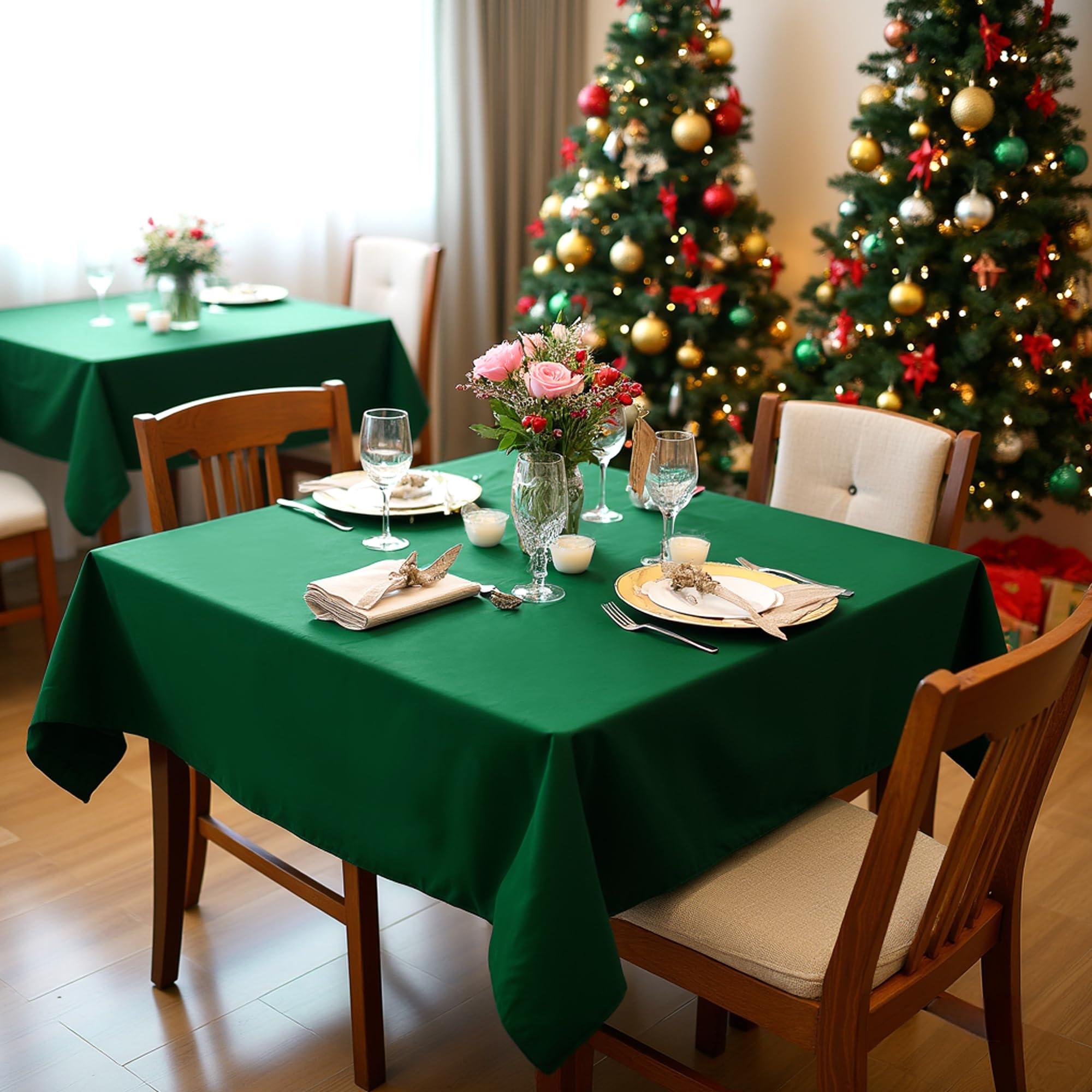 Sancua tablecloth with hemmed edges, seamless design for a polished look.