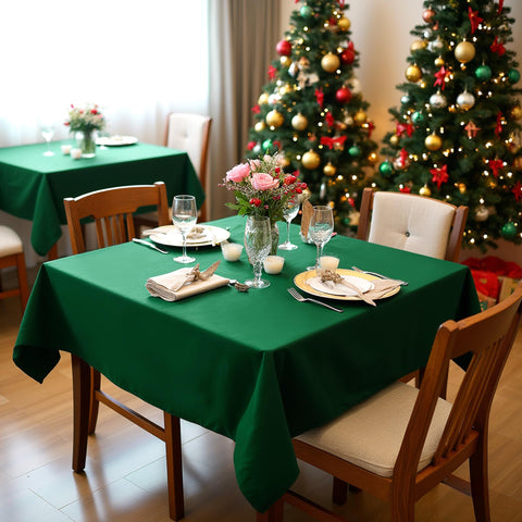 Sancua tablecloth with hemmed edges, seamless design for a polished look.