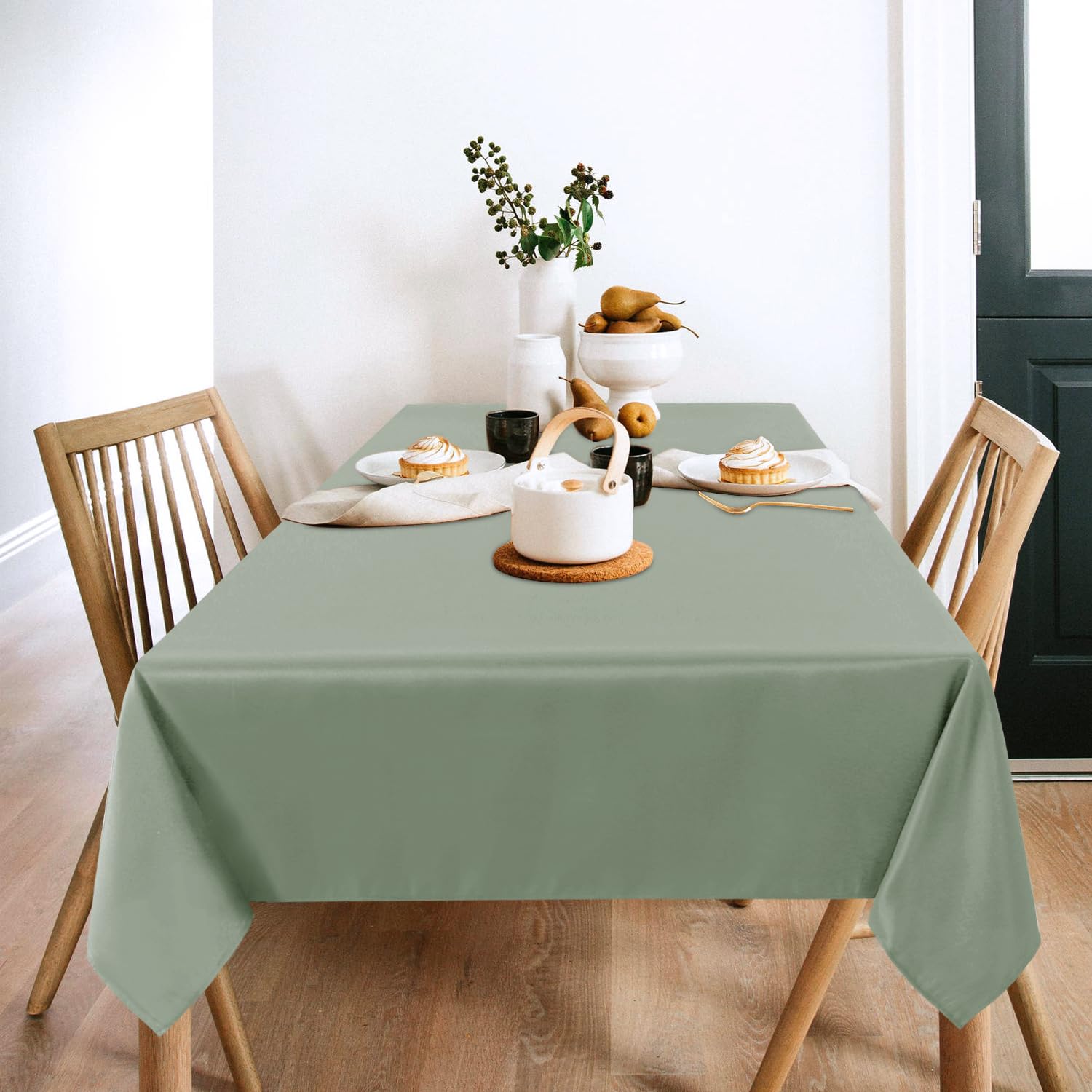 Two-pack sancua tablecloths ready for hosting buffets and parties