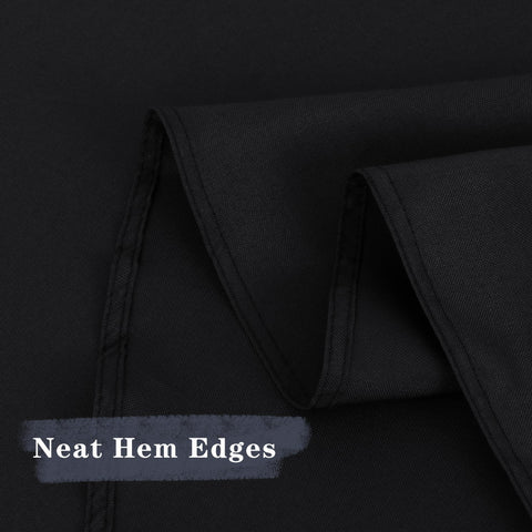 Machine washable Sancua tablecloth showing easy cleaning and care.