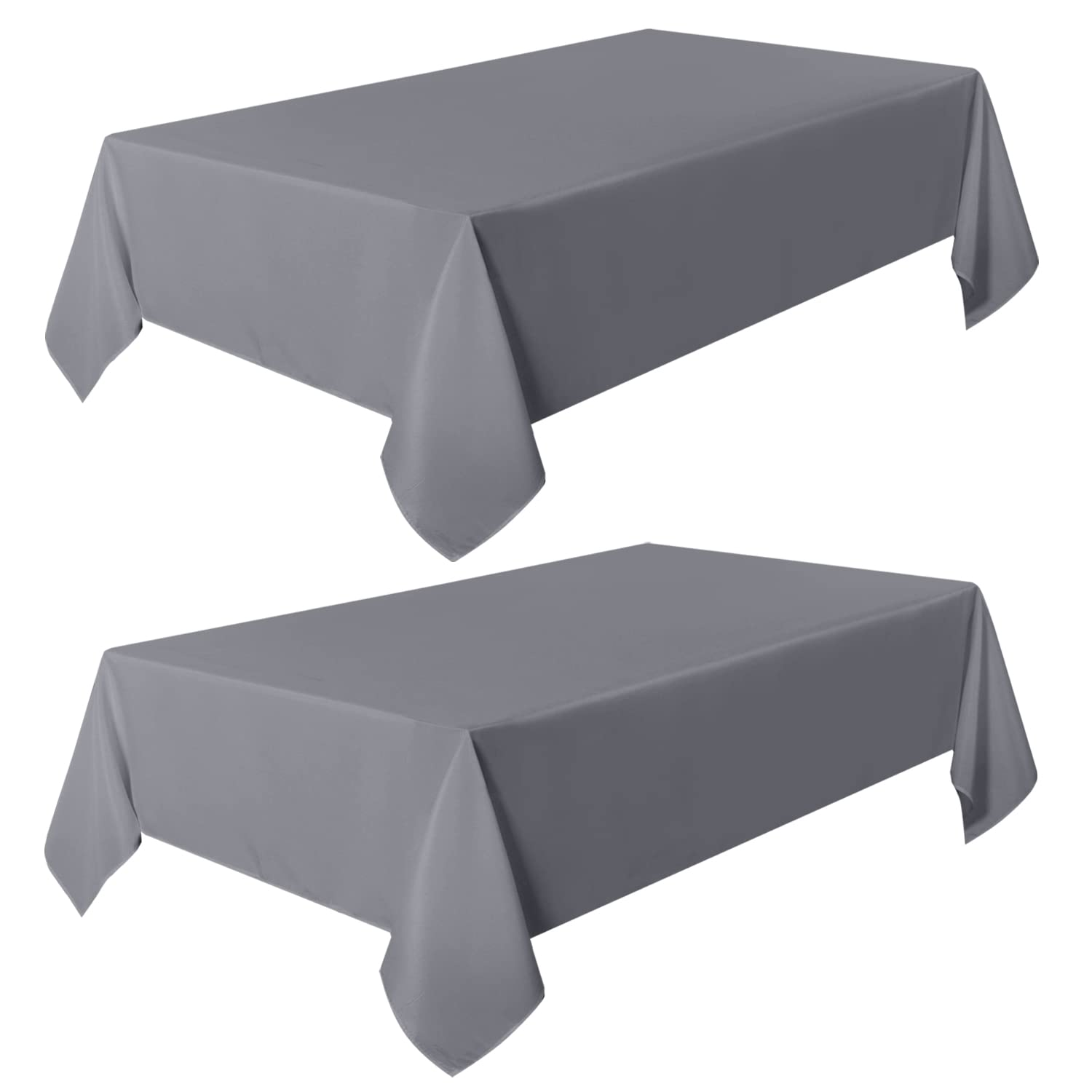 Sancua wedding reception table with linens, wrinkle-free presentation.