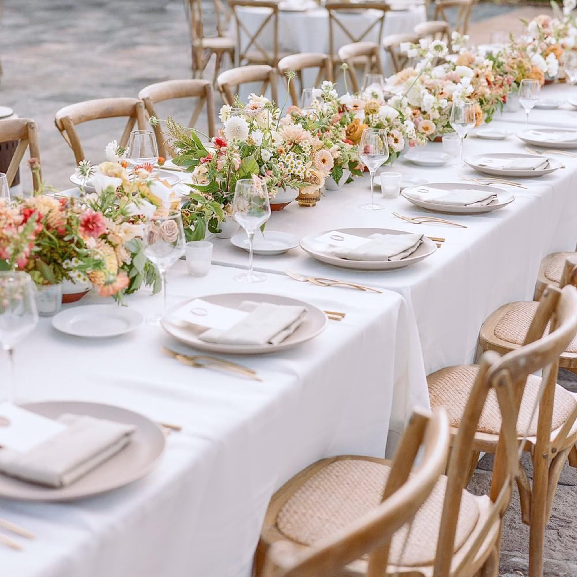 Sancua wrinkle-free tablecloth 8ft for smooth, tidy dining setups.
