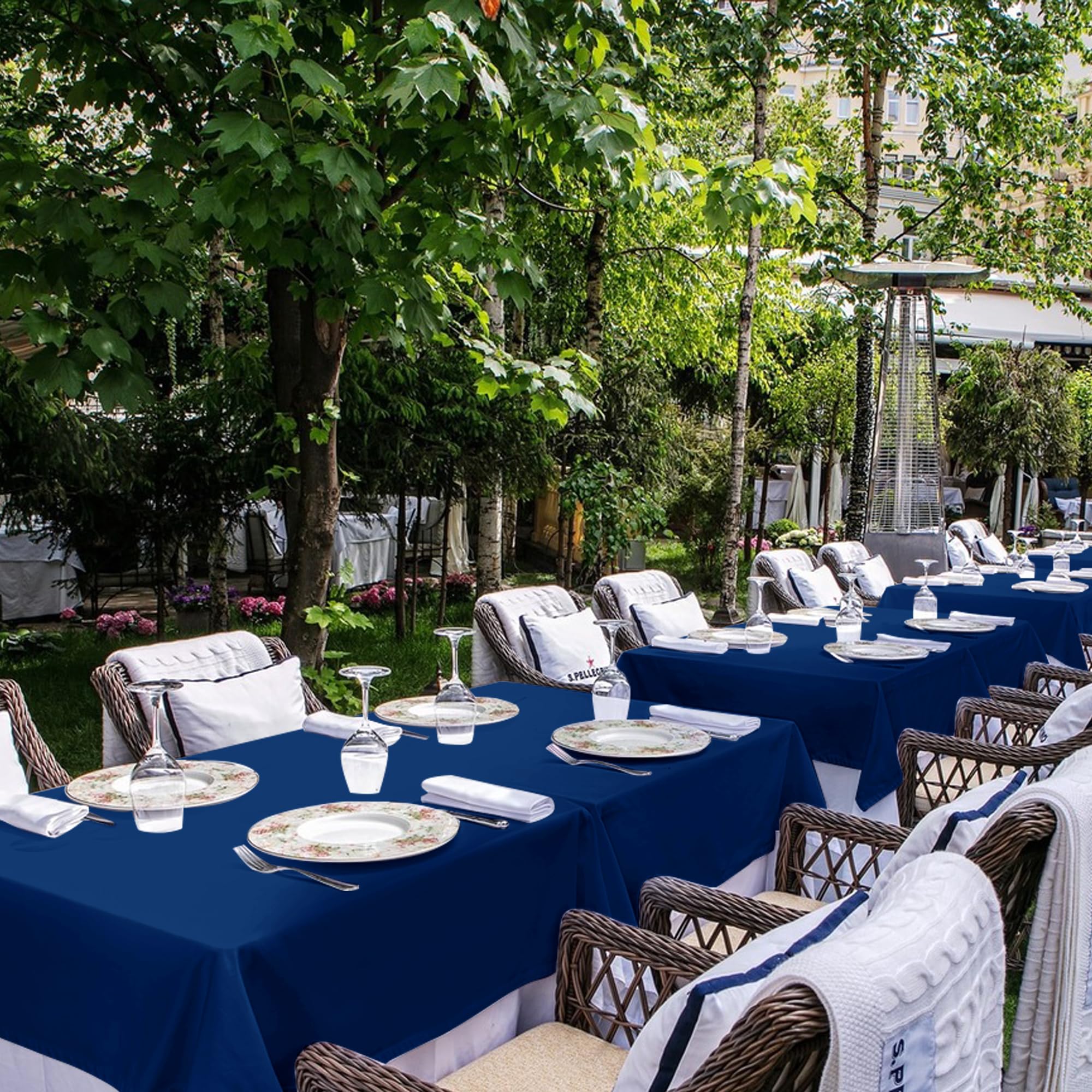 sancua wrinkle-resistant tablecloth keeps surfaces smooth during celebrations