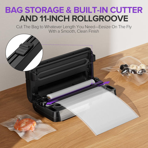 Starter bundle included with bags, rolls, and cutter from Sandifeng