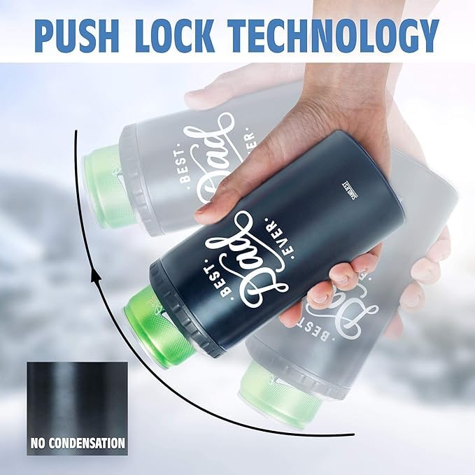SANDJEST 12oz beer bottle compatibility helps keep drinks cold longer.