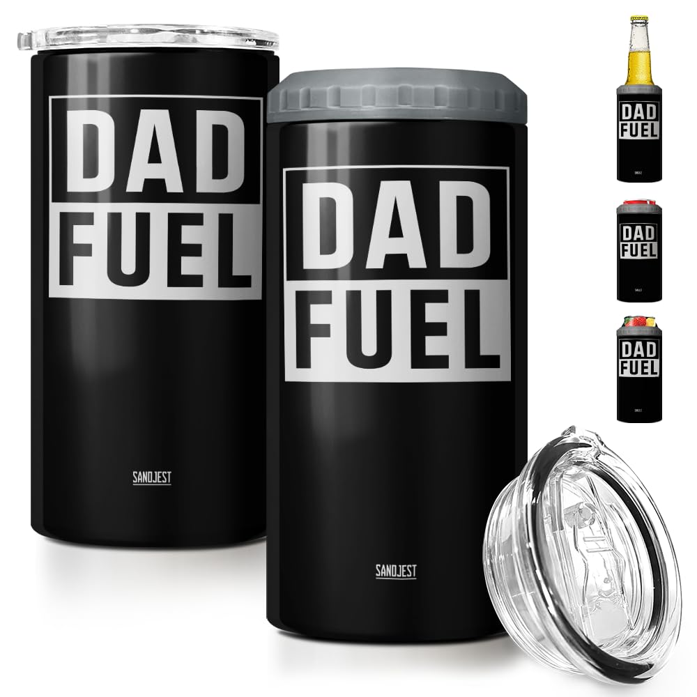 SANDJEST 4-in-1 tumbler front view keeps drinks cold on the go.