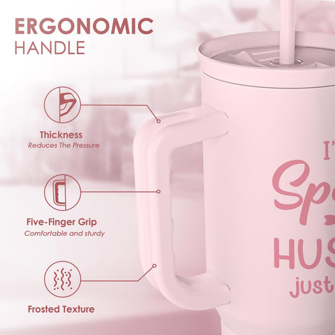 SANDJEST 40oz gift-for-wife tumbler adds practical joy to celebrations