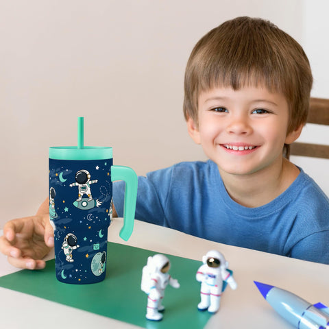 SANDJEST Astronaut Tumbler makes a fun, practical gift for kids or teens.