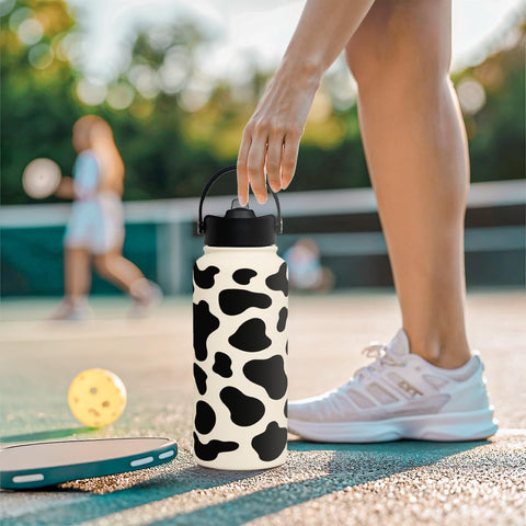 SANDJEST bottle in backpack demonstrates portable hydration for outdoor activities
