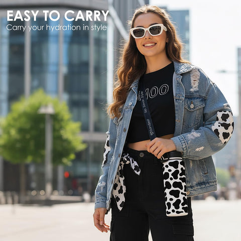 SANDJEST durable bottle with strap ready for gym, travel, or outdoor adventures.