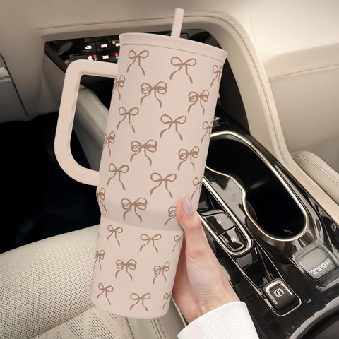 SANDJEST Bow tumbler recommended hand washing to preserve finish
