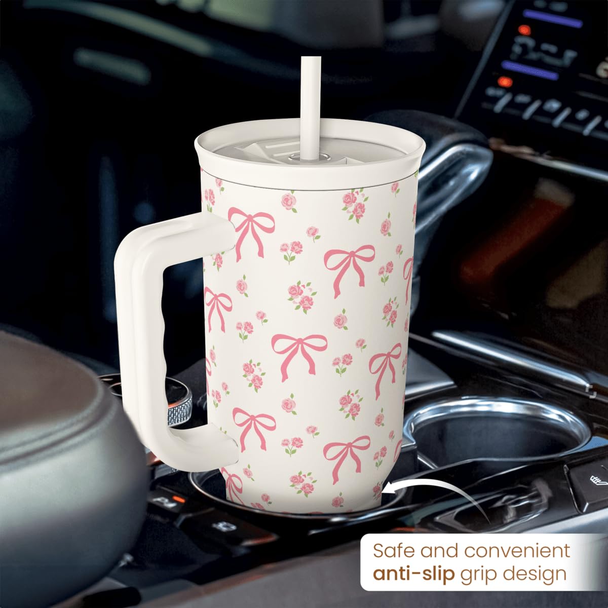 SANDJEST Bow Tumbler gift-ready design appeals to gifting occasions