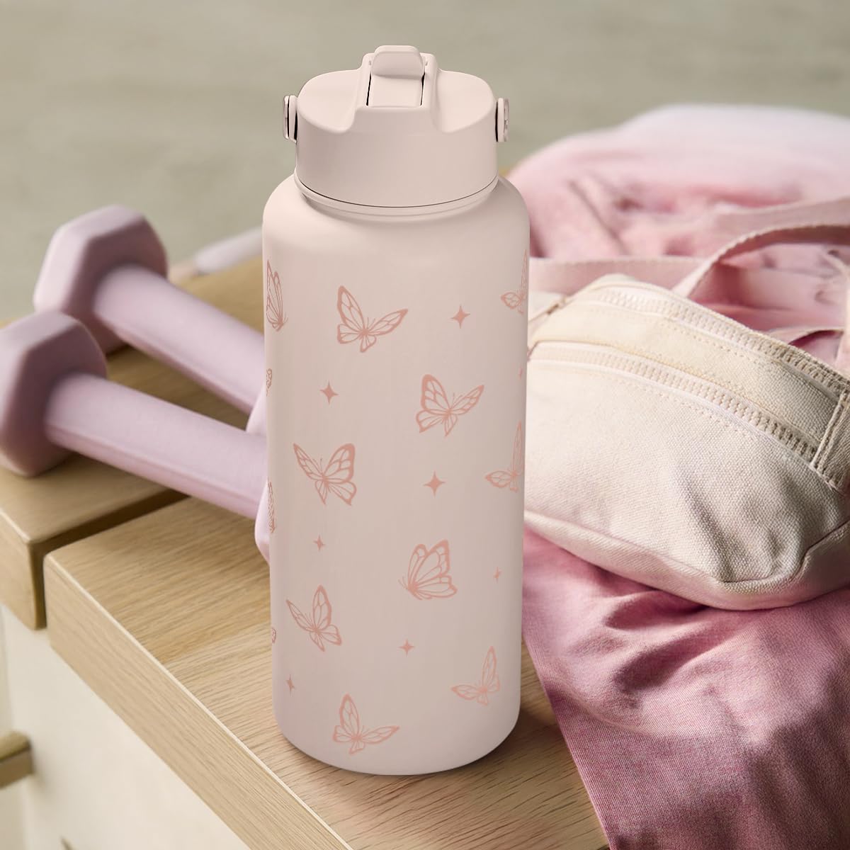 SandJest butterfly bottle makes a thoughtful gift for active people.