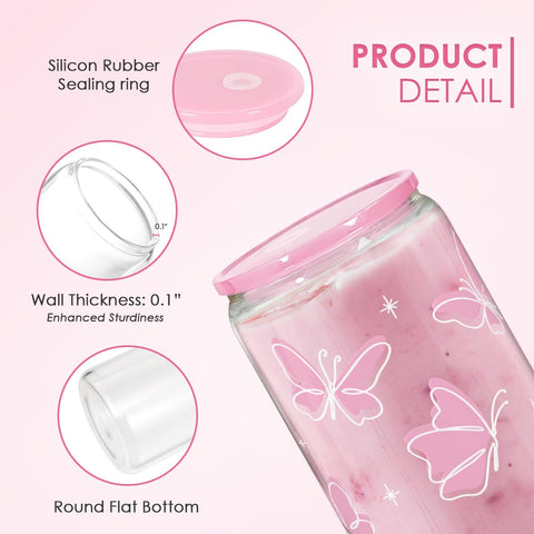 SANDJEST Butterfly tumbler in hand for portable hydration during the day.