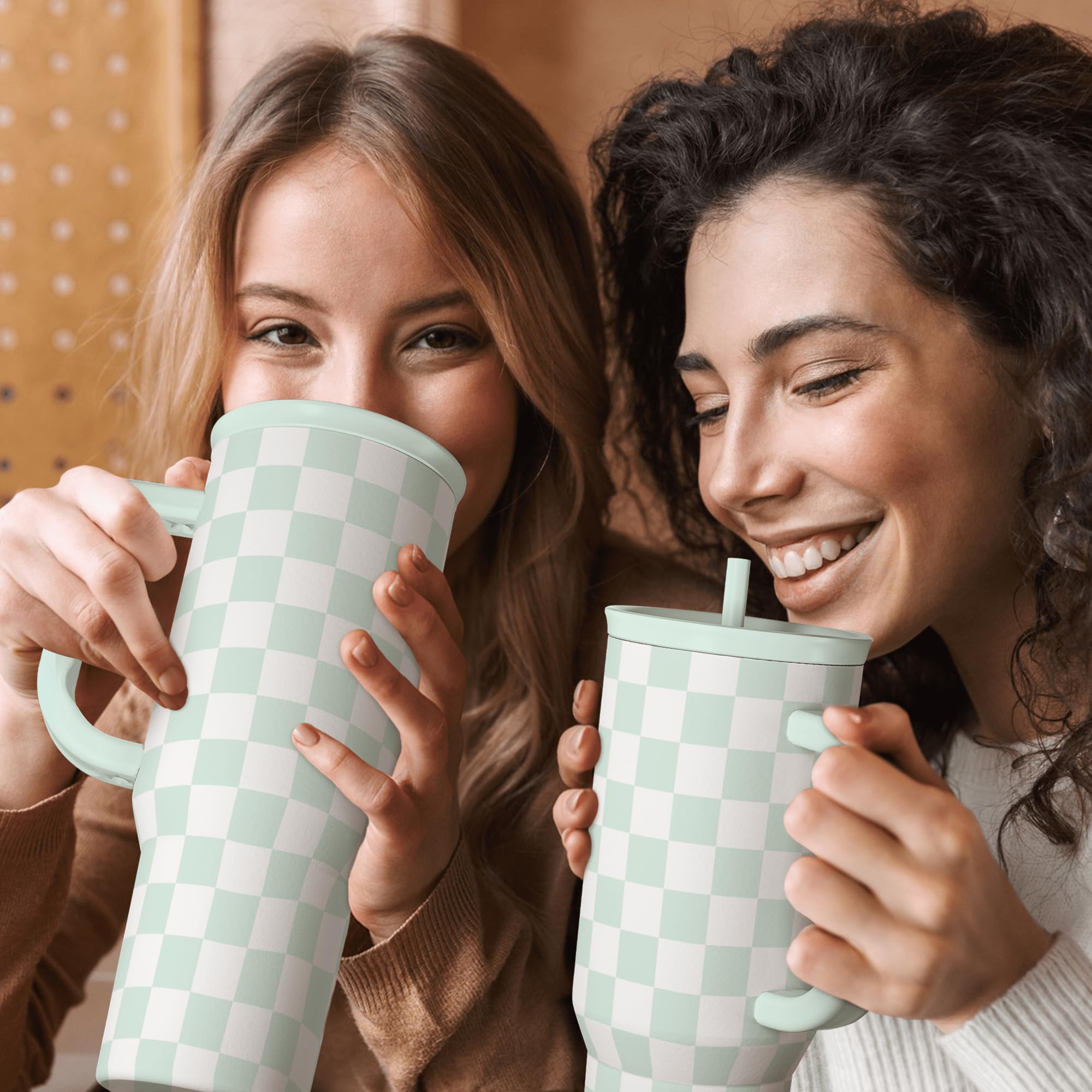 Gift-ready SANDJEST tumbler with design options for stylish friends.