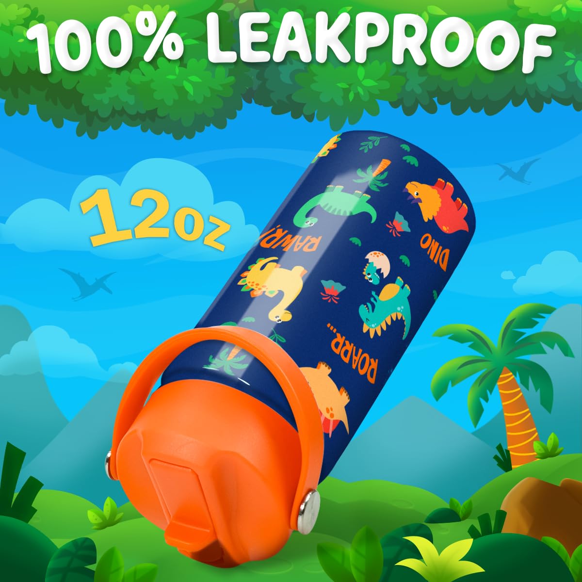 SANDJEST colorful dinosaur designs appeal to kids