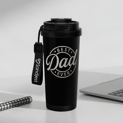 SANDJEST Dad Tumbler gift-ready packaging for special occasions.