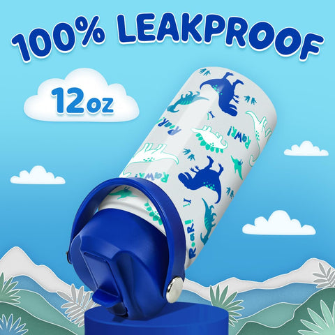 SANDJEST colorful graphics help kids identify their bottle quickly.