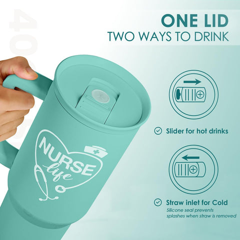 SANDJEST double-wall design preserves flavor and temperature during commutes.