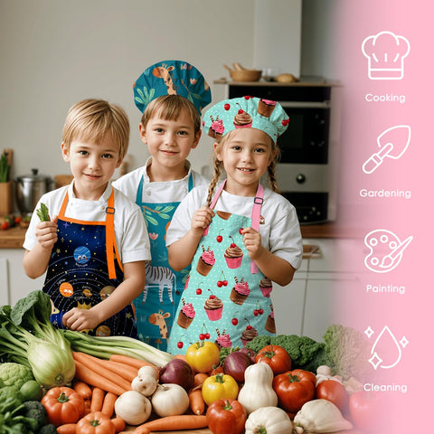 SANDJEST durable easy-care polyester fabric for daily kitchen adventures.