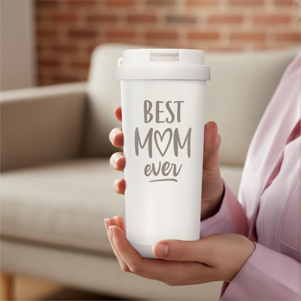 SANDJEST everyday-use coffee tea tumbler for on-the-go rituals