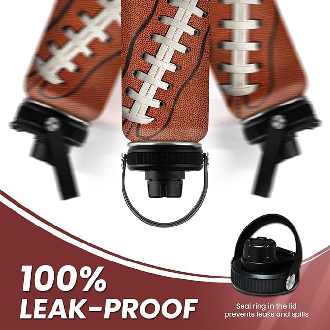 SANDJEST football bottle back design with sporty style