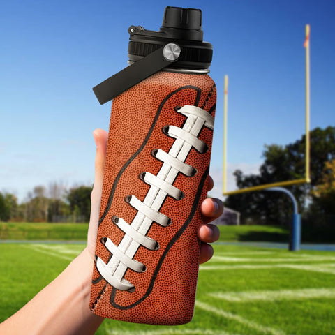 SANDJEST gift ready football bottle promotes hydration