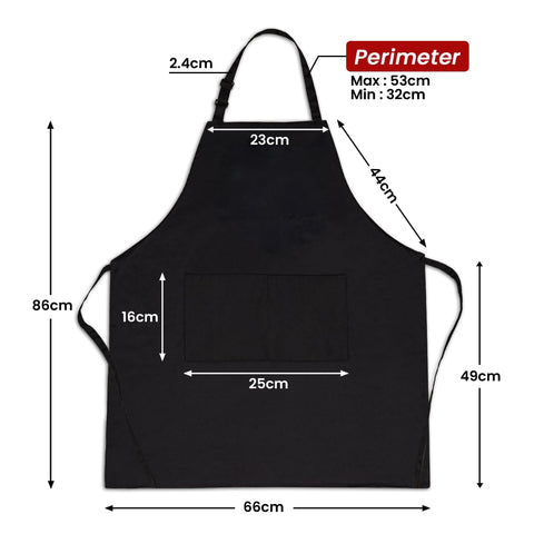 SANDJEST dad apron with adjustable strap for comfortable fit