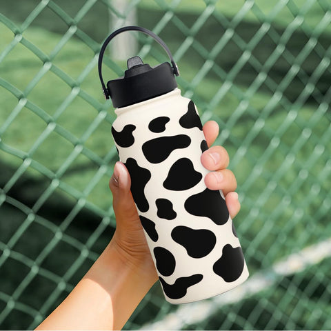SANDJEST gift-ready cow bottle adds style to a healthy lifestyle