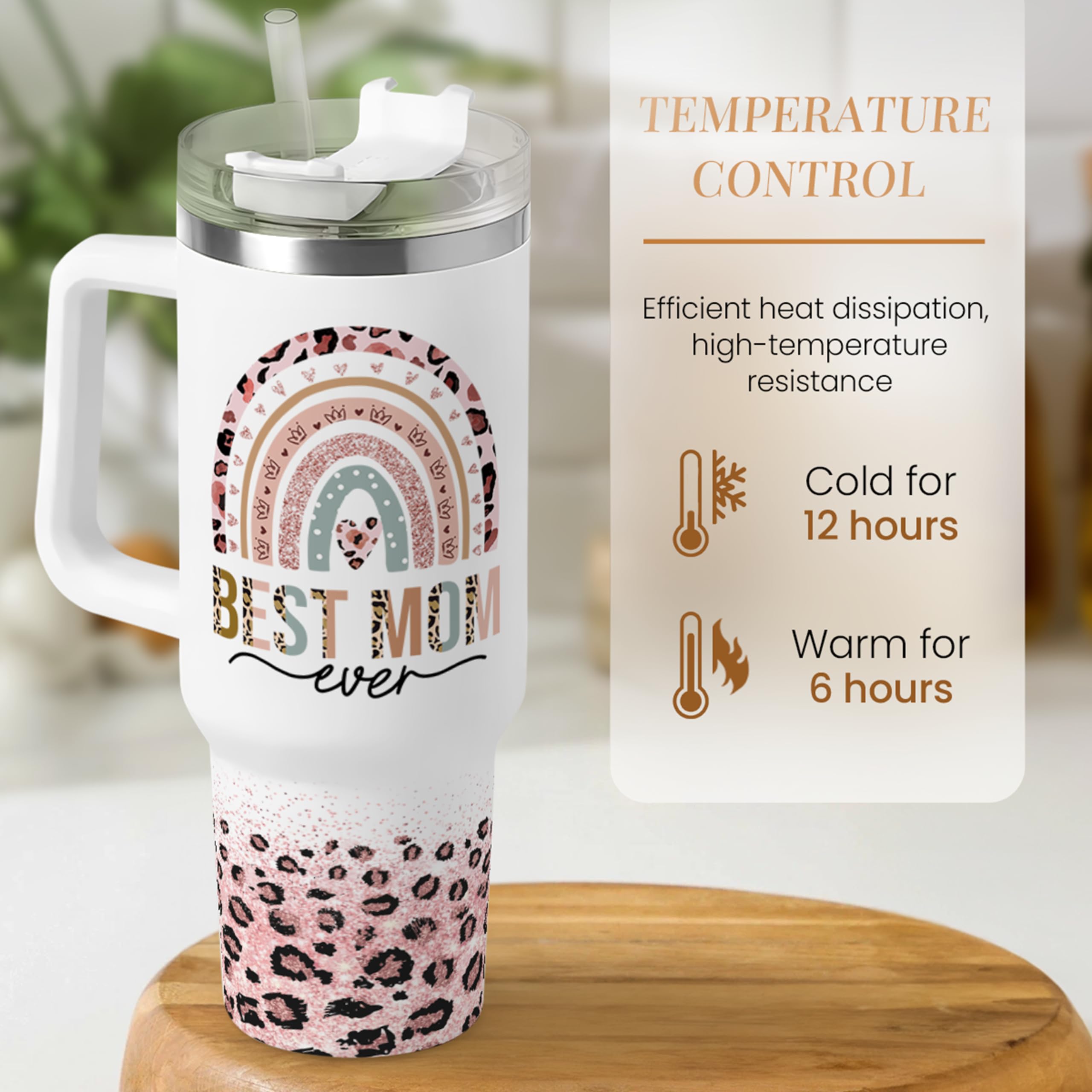SANDJEST gift-ready tumbler for mom, featuring design variety to match preferences.