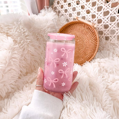 SANDJEST Bow Glass Can removable parts for easy hand washing.