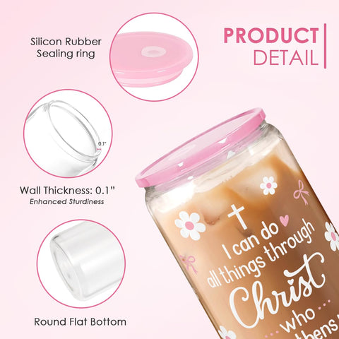 SANDJEST glass straw and detachable parts promote eco-friendly, easy cleaning.