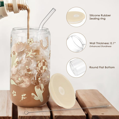SANDJEST reusable glass straw supports eco-friendly hydration daily.