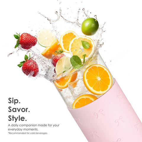 SANDJEST borosilicate glass resists temperature and flavor transfer
