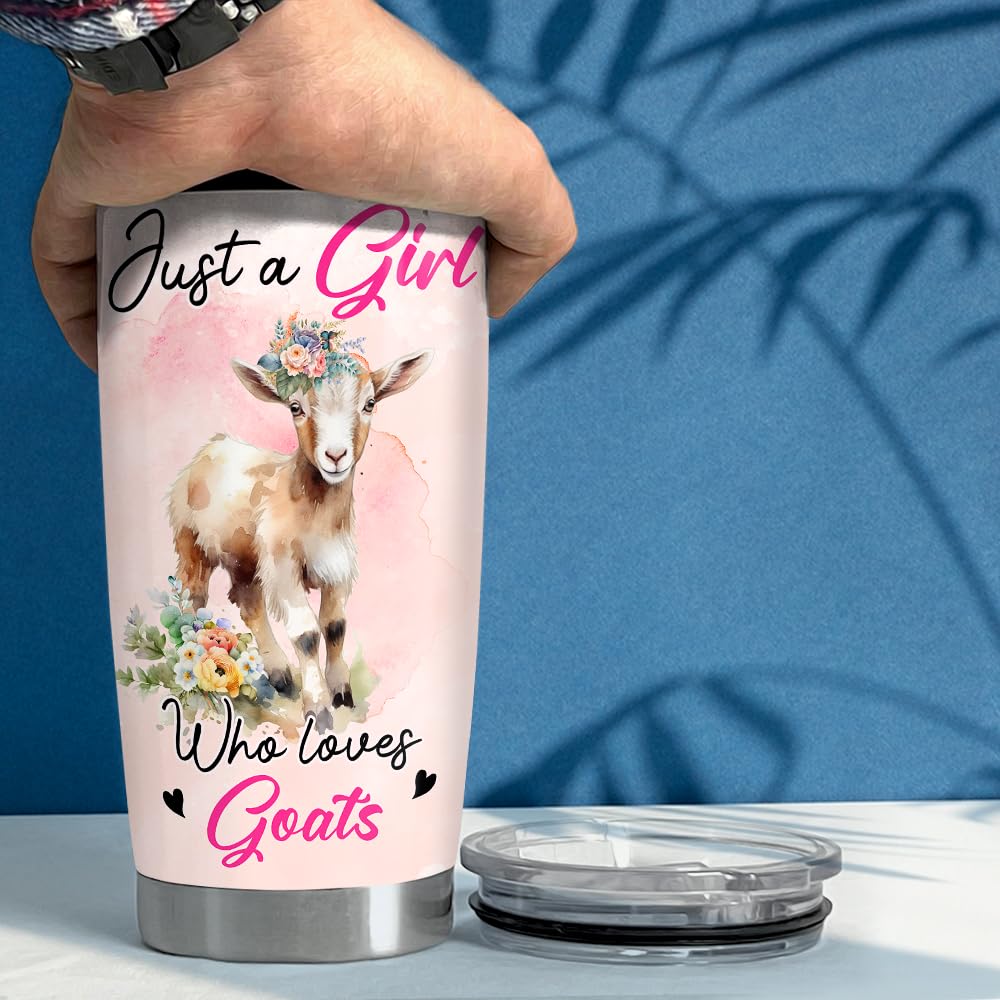 SANDJEST Goat Tumbler ideal as a thoughtful gift for women.