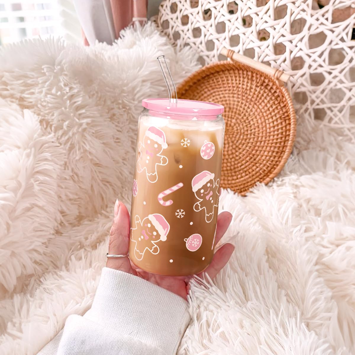 SANDJEST holiday gift packaging tumbler is ready for giving this season.