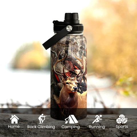 SANDJEST durable 32oz bottle withstands rugged outdoor use