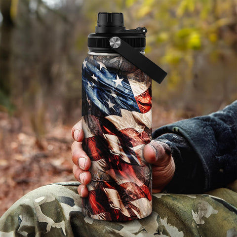 SANDJEST 32oz wide-mouth bottle enables easy cleaning and refilling